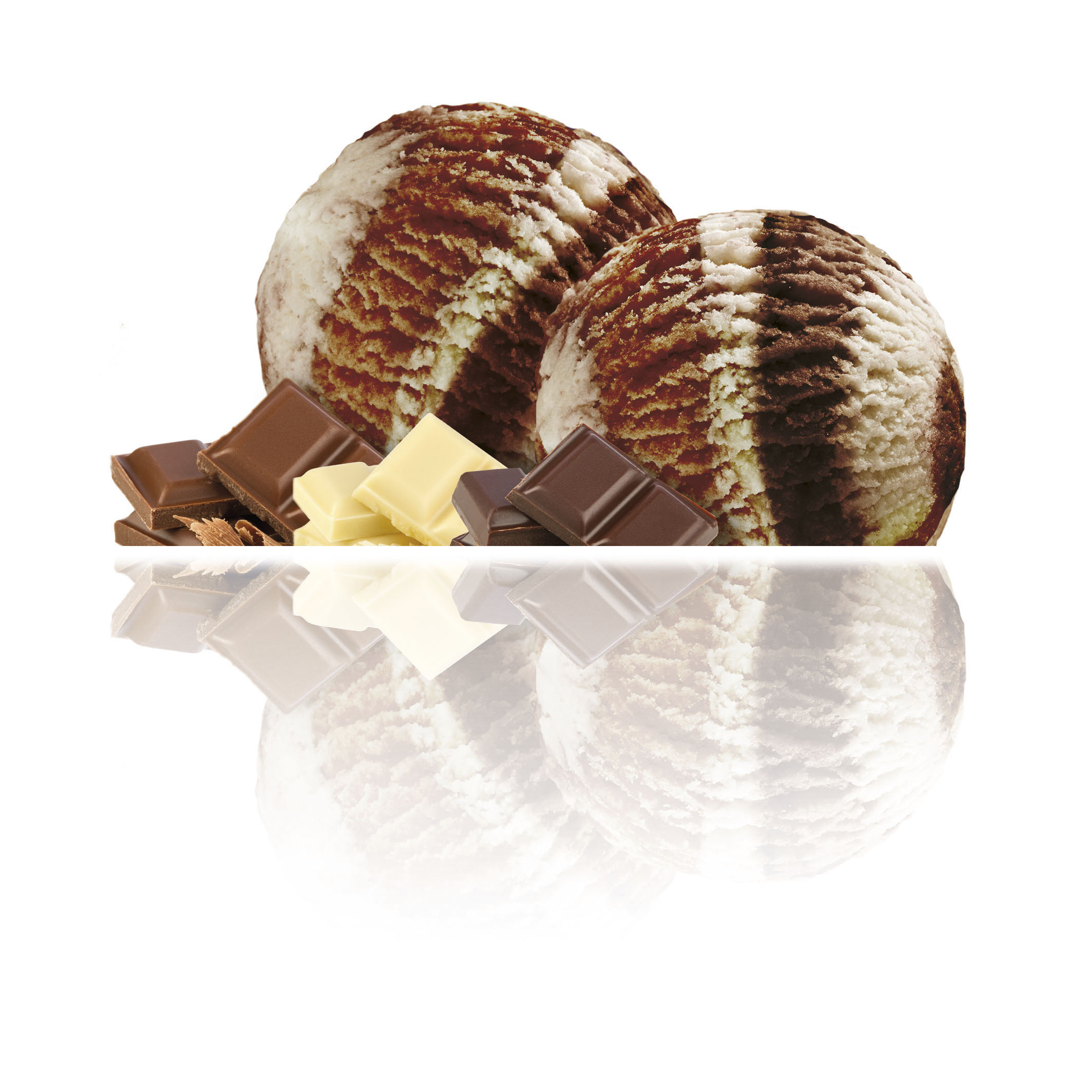 Helado de Tres Chocolates